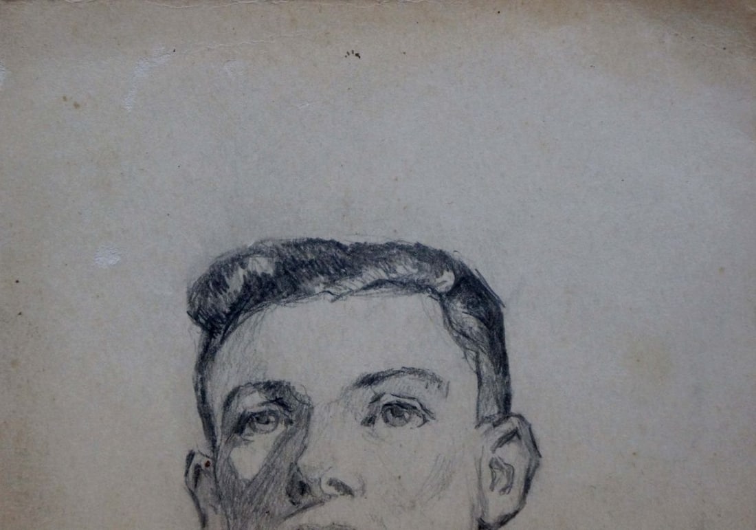 Pencil painting Portrait of a boy Tsvetkova V. P. - 4