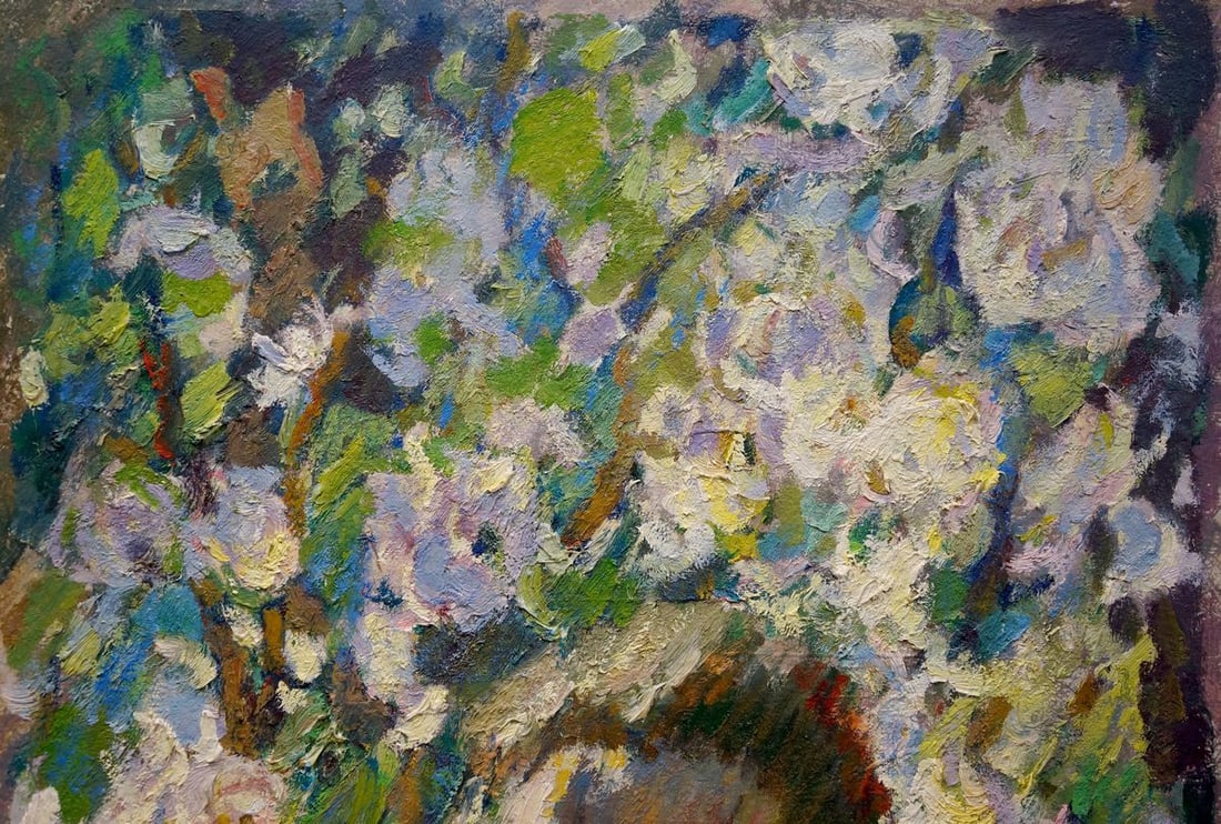 Oil painting Woman among the rose Zhurakovsky Victor Petrovich - 5