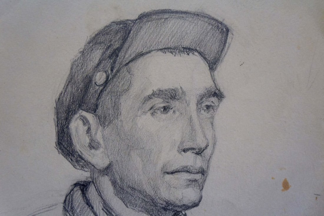 Pencil painting Portrait of a man Tsvetkova V. P. - 5