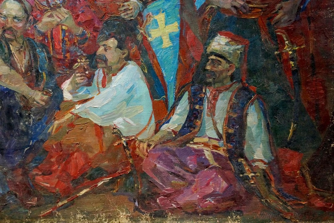 Oil painting Cossacks Titarenko Maria Anatolyevna - 5