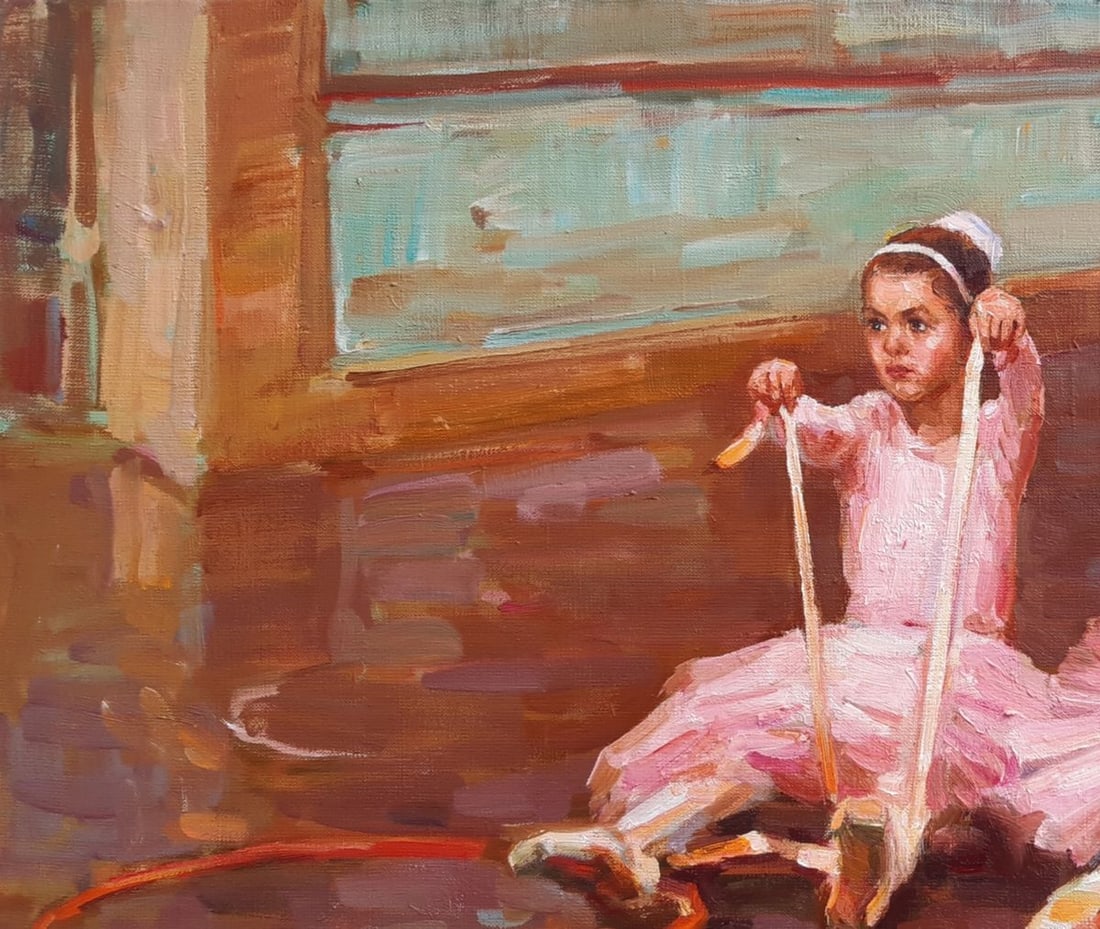 Oli painting Little ballerinas Tepeta Miacheslav - 2