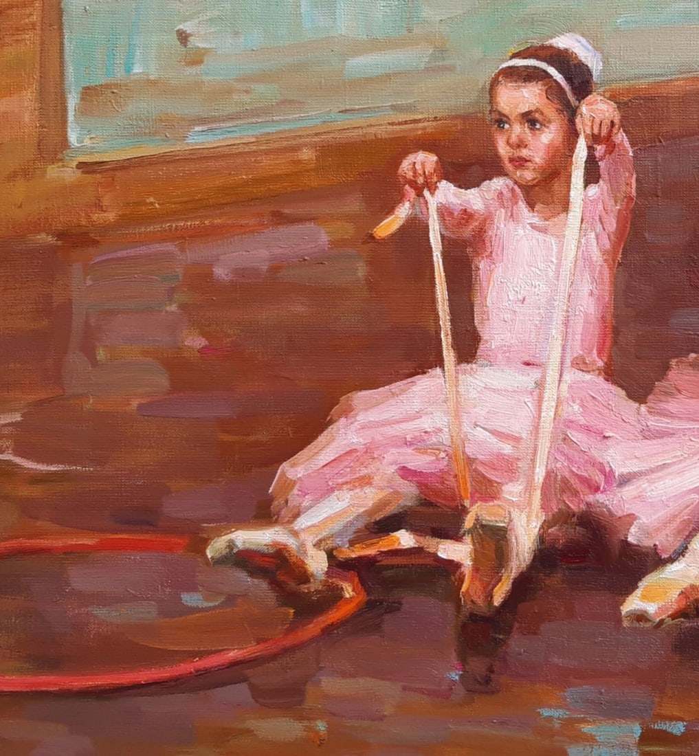 Oli painting Little ballerinas Tepeta Miacheslav - 3