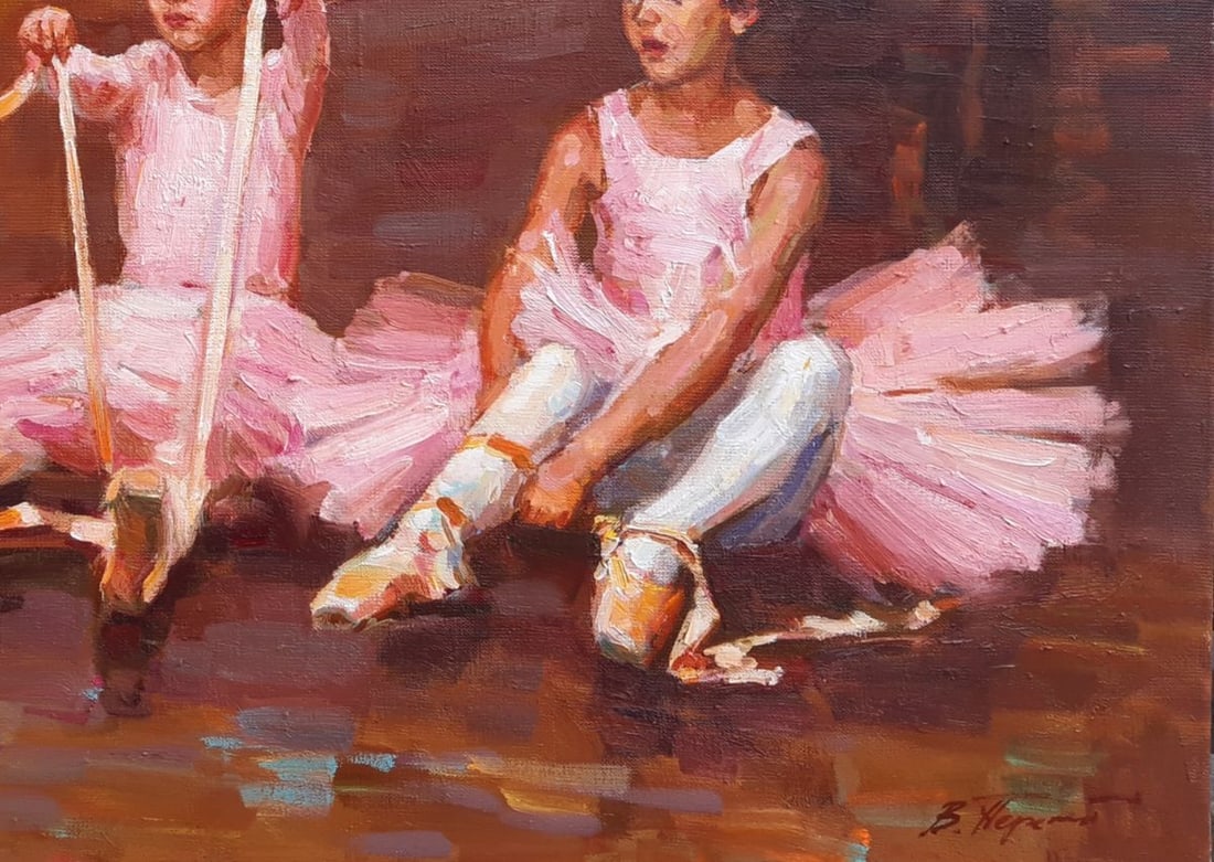 Oli painting Little ballerinas Tepeta Miacheslav - 5