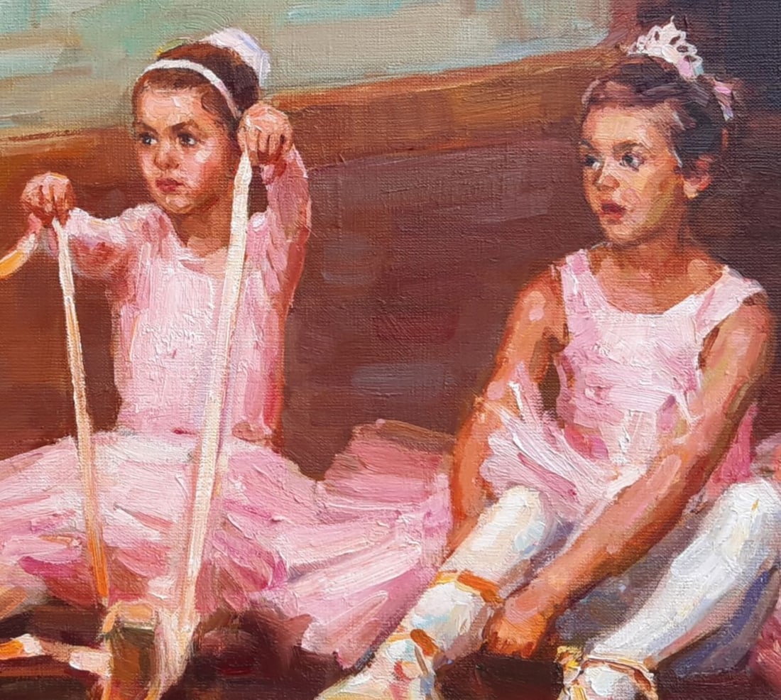Oli painting Little ballerinas Tepeta Miacheslav - 6
