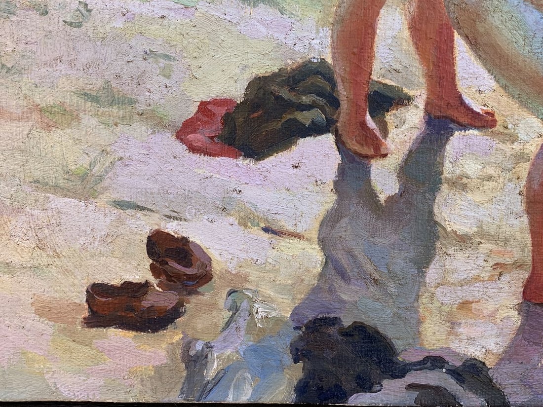 Oil painting rural oasis - 4