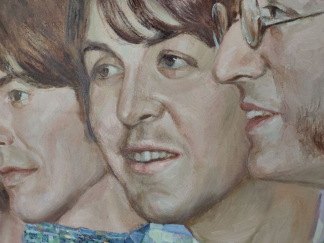 Oil paintin The Beatles Mishurovsky V. V. - 3