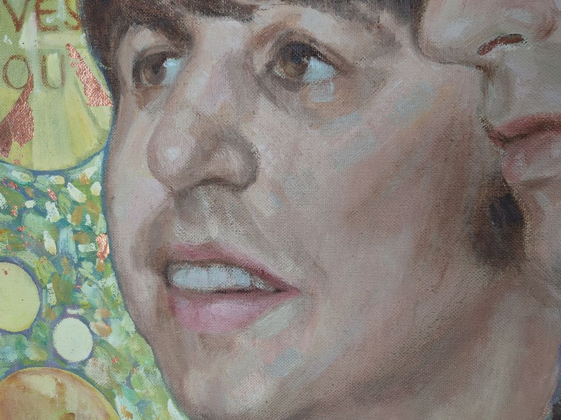 Oil paintin The Beatles Mishurovsky V. V. - 5