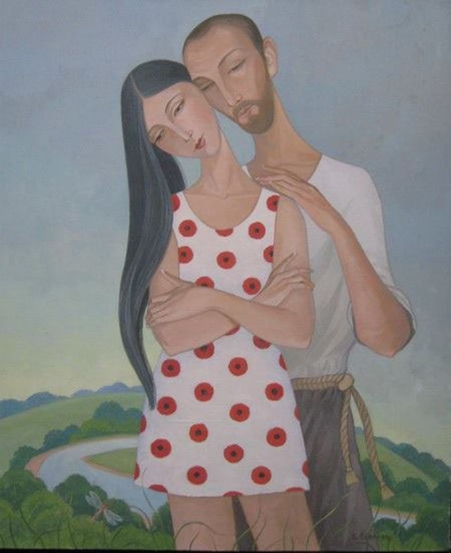 Oil painting Family Kalebets Valery: Title: Oil painting Family Kalebets Valery Description: No.Sav 32 *** ABOUT THIS PAINTING *** * TITLE: "Family" * ARTISTS: Kalebets Valery * SIZE: 50x60 cm/19.68x23.62 inches' * MEDIUM: oil, canvas *