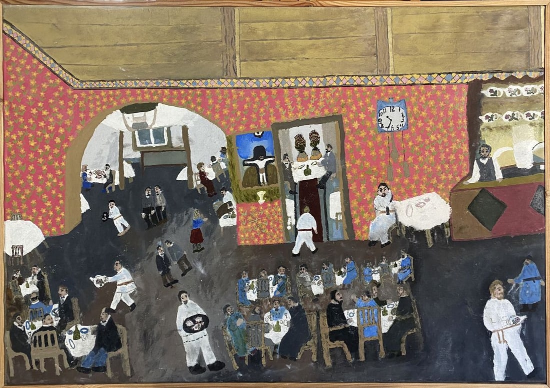 Oil painting Tavern Petr Nagulyak: Title: Oil painting Tavern Petr Nagulyak Description: No.Verne 324*** ABOUT THIS PAINTING **** TITLE: "Tavern"* ARTISTS: Petr Nagulyak* SIZE: 67x99.5 cm/26.37x39.17 inches' * MEDIUM: oil, canvas*