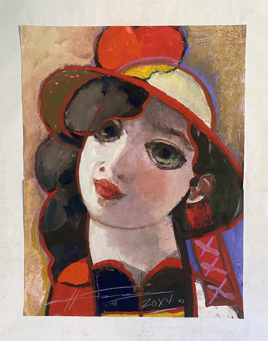 Oil painting Portrait of a girl Nikolai Nikolaevich Prokopenko: Title: Oil painting Portrait of a girl Nikolai Nikolaevich Prokopenko Description: No.Verne 328*** ABOUT THIS PAINTING **** TITLE: "Portrait of a girl"* ARTISTS: Nikolai Nikolaevich Prokopenko* SIZE: 
