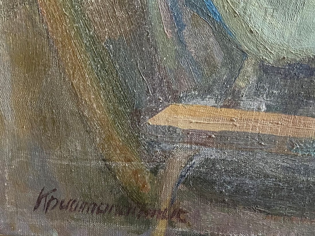 Oil painting Spring Krishtopaitis Adolis-Ionas - 7