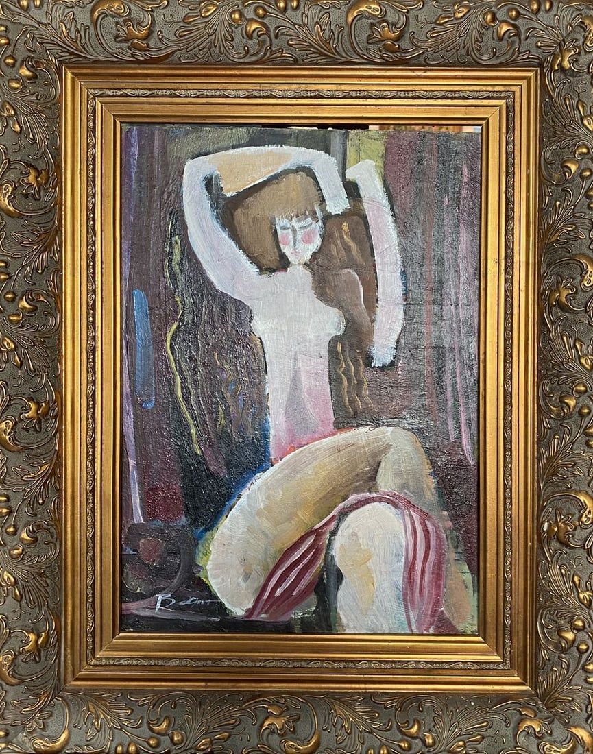 Oil painting Portrait of a girl Valentin Dmytrovych Khrushch: Title: Oil painting Portrait of a girl Valentin Dmytrovych Khrushch Description: No.Verne 354*** ABOUT THIS PAINTING **** TITLE: "Portrait of a girl"* ARTISTS: Valentin Dmytrovych Khrushch* SIZE: 34x4