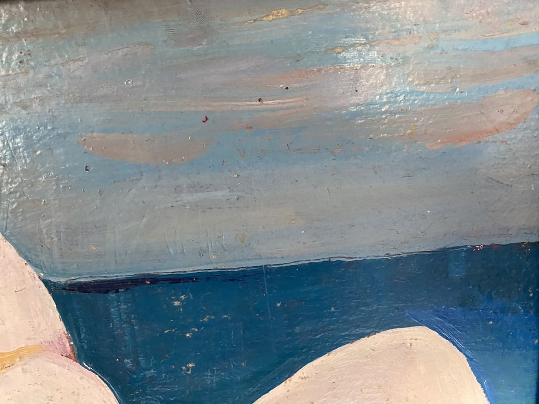 Oil painting Naked girl on the beach Stanislav Ivanovich Sychov - 3