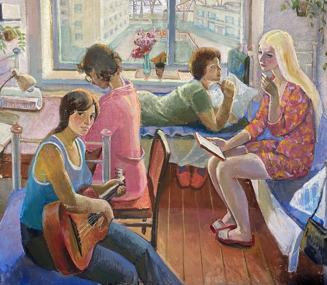 Oil painting Dormitory Khmelnitsky Alexander Anatolievich (1 of 9)