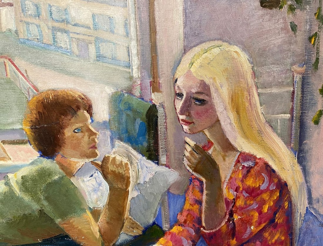 Oil painting Dormitory Khmelnitsky Alexander Anatolievich - 4