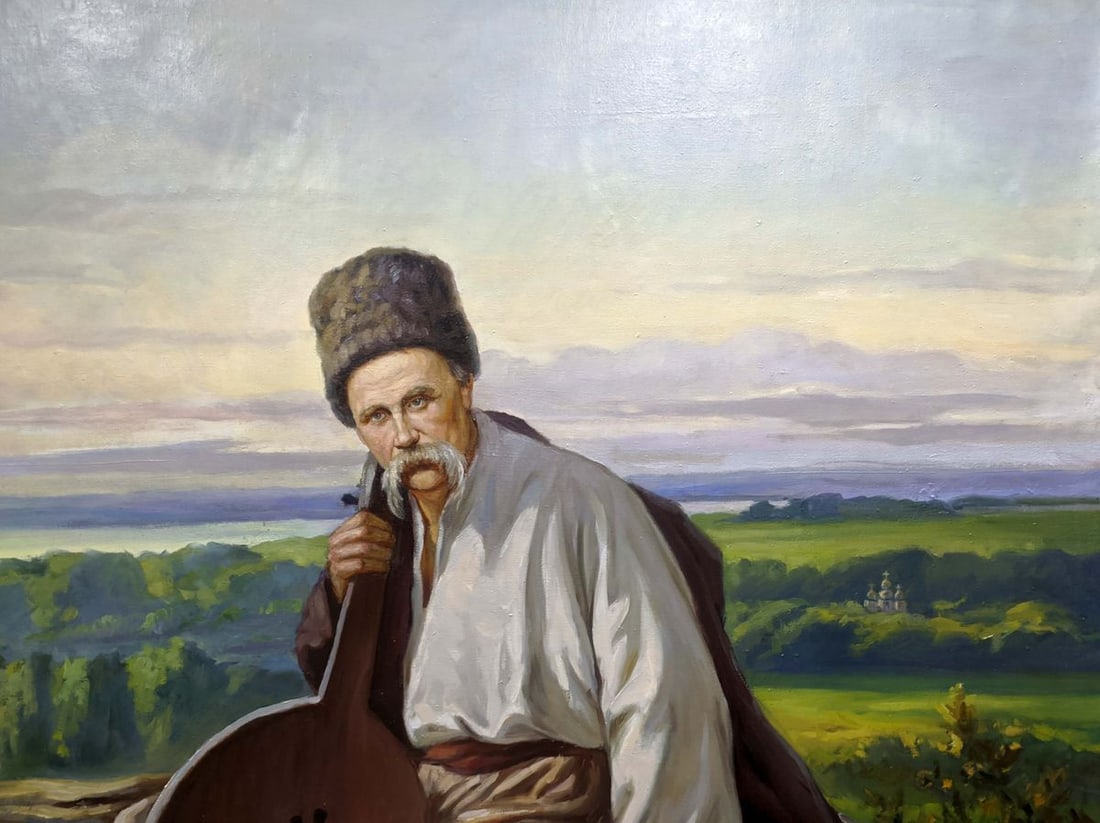 Oil painting Portrait of Shevchenko - 4