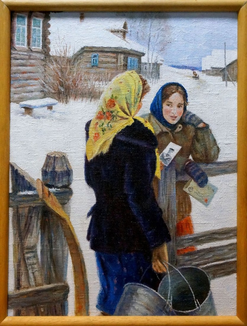 Oil painting Portrait of girls Yuri Eduardovich Ekmeji (1 of 8)