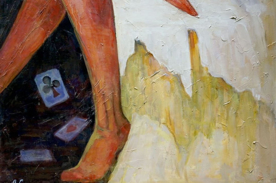 Oil painting Ballerina game Semykina Lyudmila Nikolaevna - 2