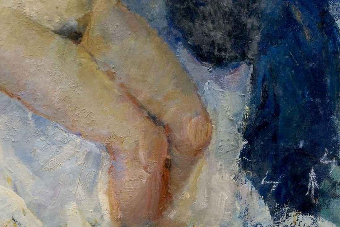 Oil painting Portrait of a naked girl Titarenko Maria Anatolyevna - 5