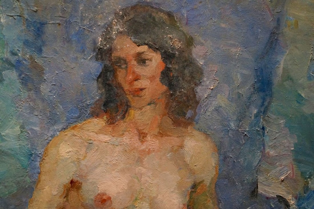 Oil painting Portrait of a naked girl Titarenko Maria Anatolyevna - 6