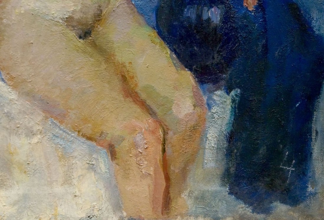 Oil painting Portrait of a naked girl Titarenko Maria Anatolyevna - 5