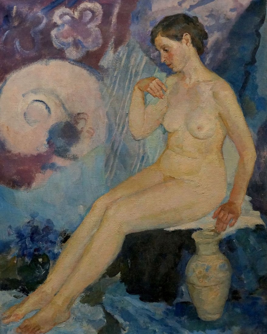 Oil painting Portrait of a naked girl Titarenko Daria Anatolyevna: Title: Oil painting Portrait of a naked girl Titarenko Daria Anatolyevna Description: No.Verns 1205 *** ABOUT THIS PAINTING *** * TITLE: "Portrait of a naked girl" * ARTISTS: Titarenko Daria