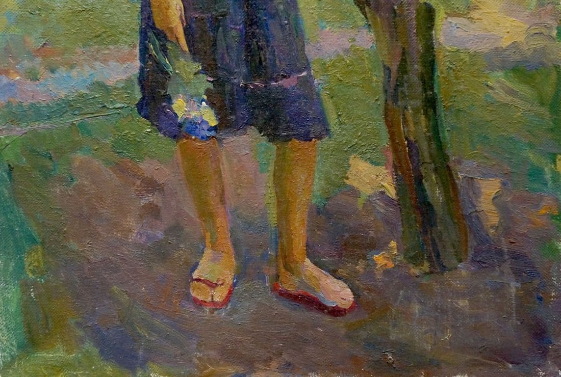 Oil painting Portrait of a girl Titarenko Daria Anatolyevna - 2