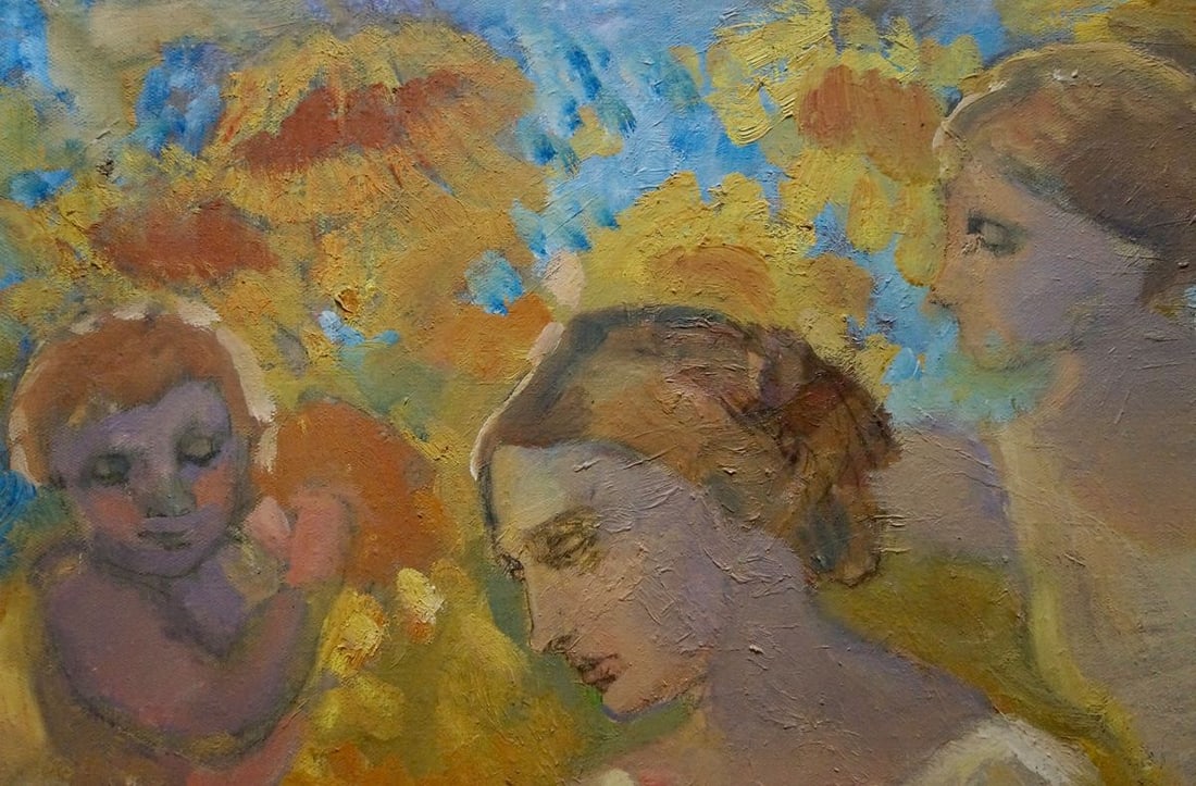 Oil painting Among the sunflowers Tytarenko Odarka Anatoliivna - 3