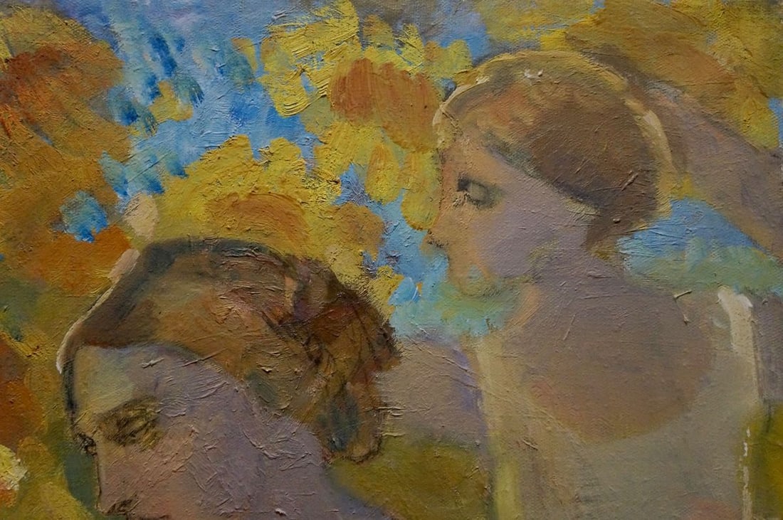 Oil painting Among the sunflowers Tytarenko Odarka Anatoliivna - 4