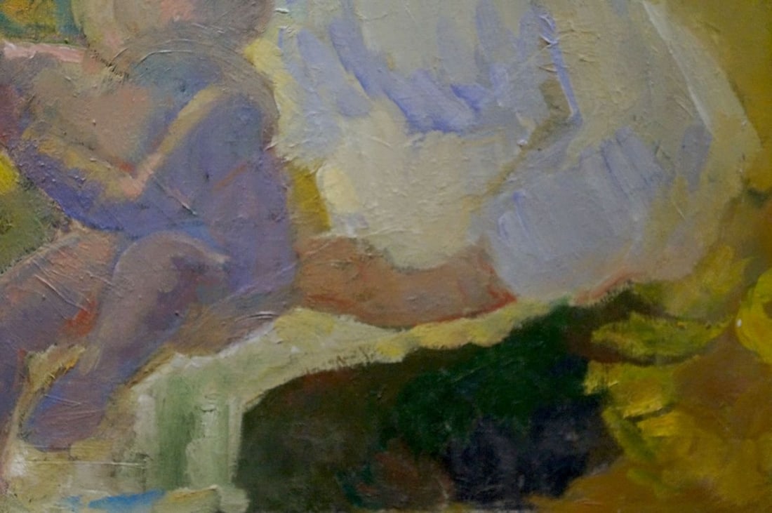 Oil painting Among the sunflowers Tytarenko Odarka Anatoliivna - 5