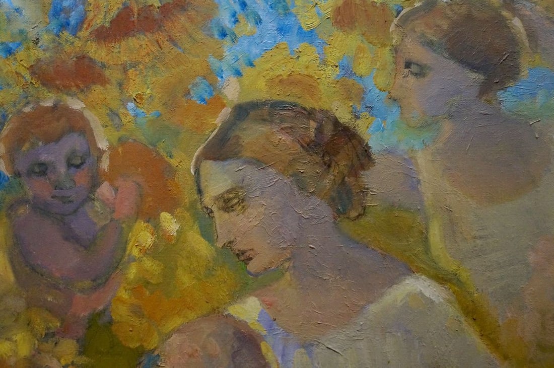 Oil painting Among the sunflowers Tytarenko Odarka Anatoliivna - 6