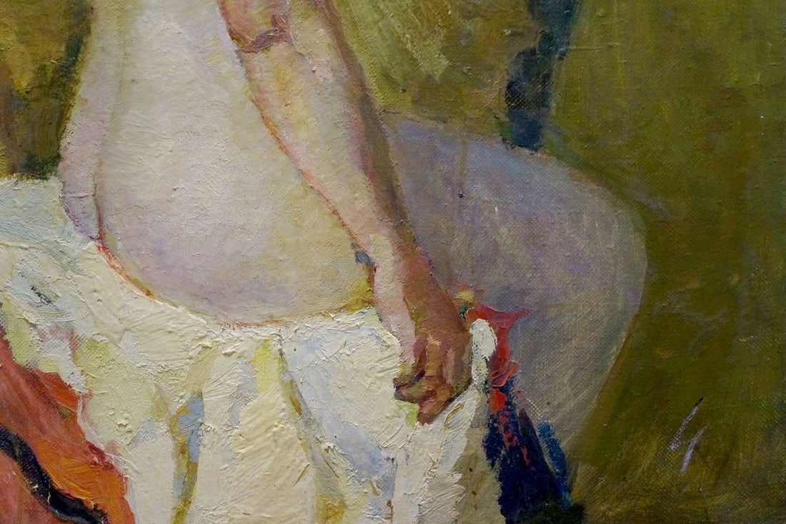 Oil painting Portrait of a naked girl Titarenko Maria Anatolyevna - 5