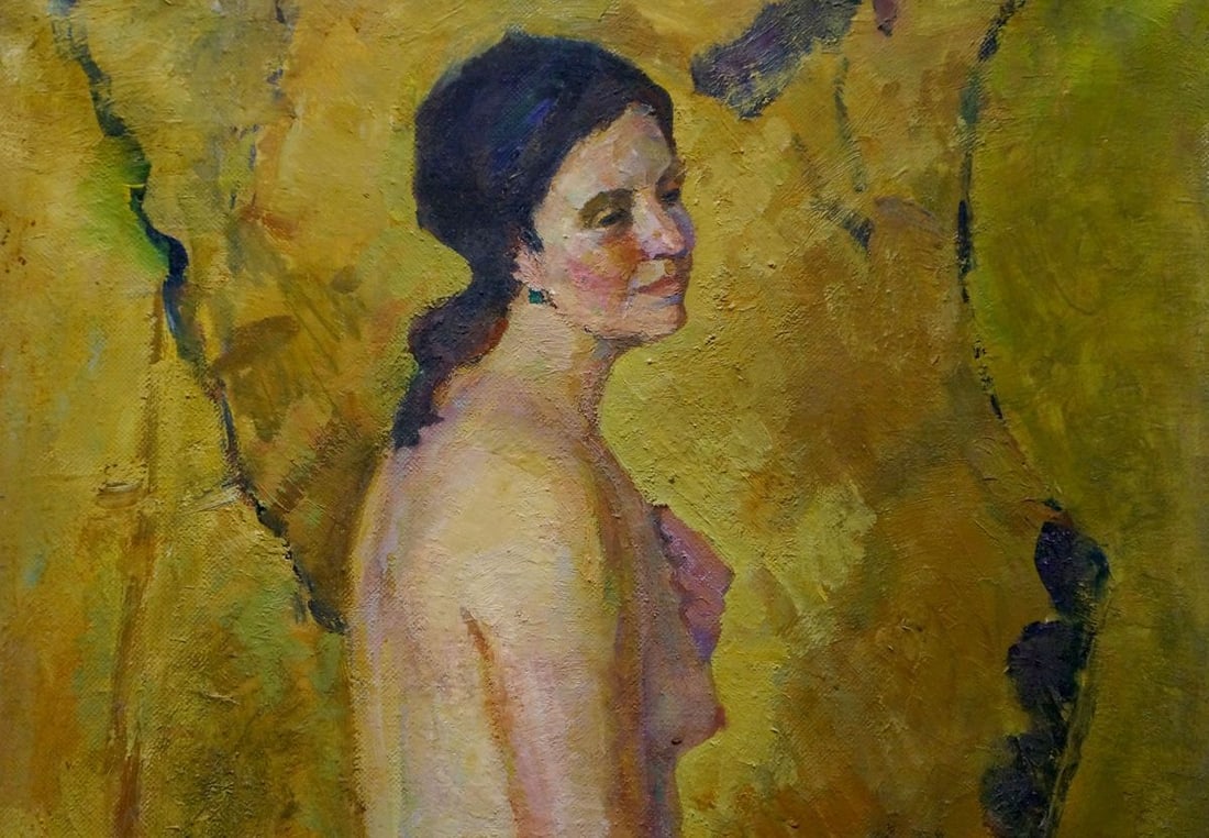 Oil painting Portrait of a naked girl Titarenko Maria Anatolyevna - 3