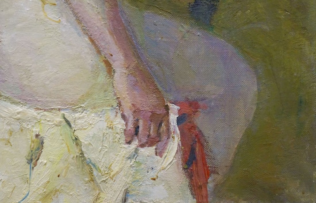Oil painting Portrait of a naked girl Titarenko Maria Anatolyevna - 6