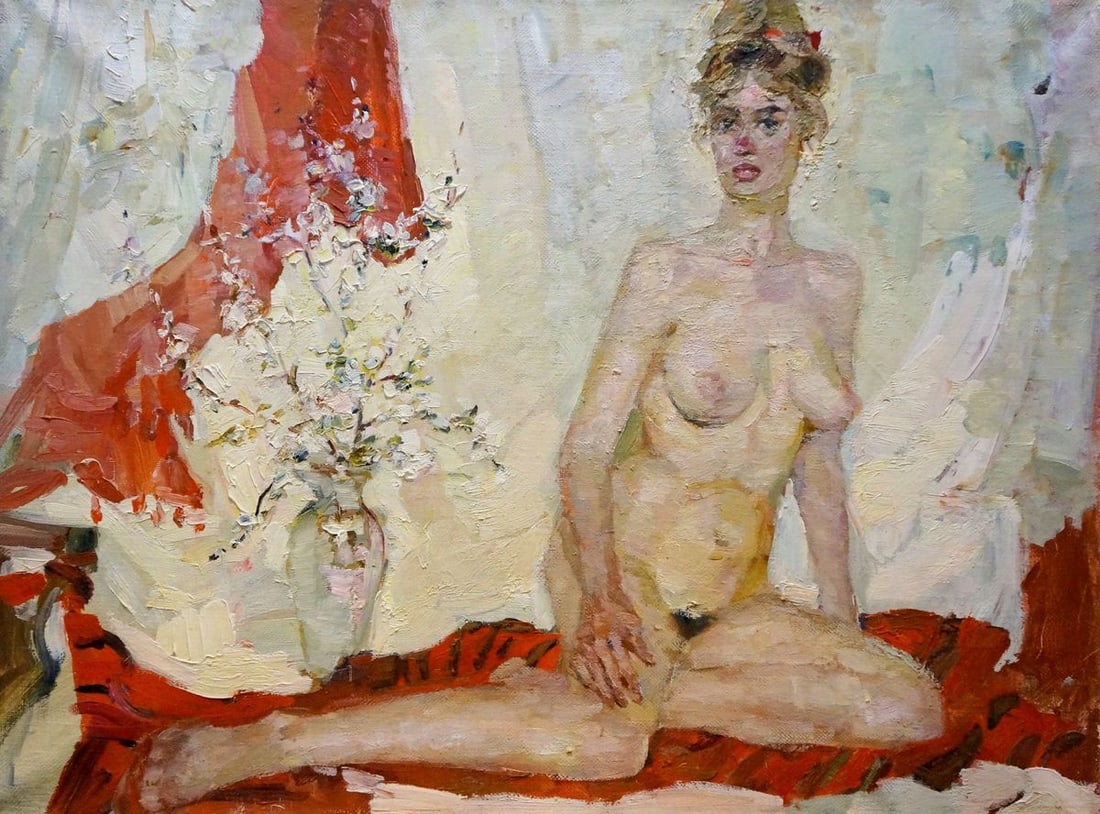 Oil painting Naked girl Titarenko Maria Anatolyevna: Title: Oil painting Naked girl Titarenko Maria Anatolyevna Description: No.Verns 1224 *** ABOUT THIS PAINTING *** * TITLE: "Naked girl" * ARTISTS: Titarenko Maria Anatolyevna * SIZE: 60x80 cm/23.62x31