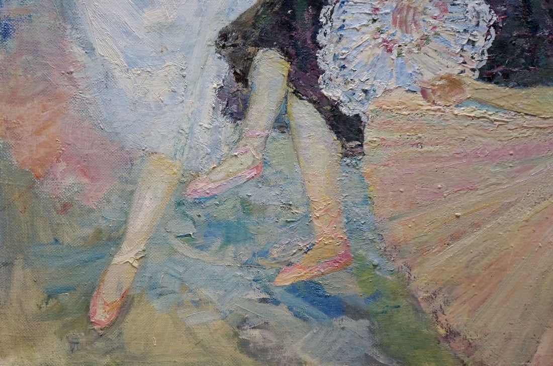 Oil painting Before the performance Titarenko Maria Anatolyevna - 2