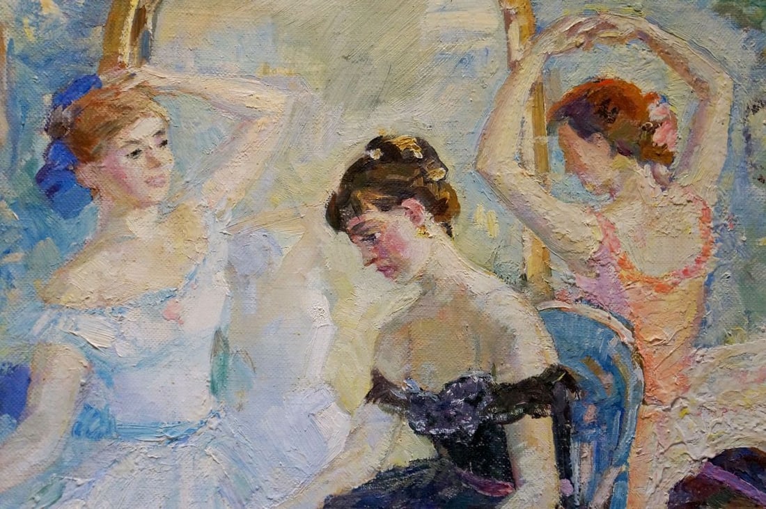 Oil painting Before the performance Titarenko Maria Anatolyevna - 6