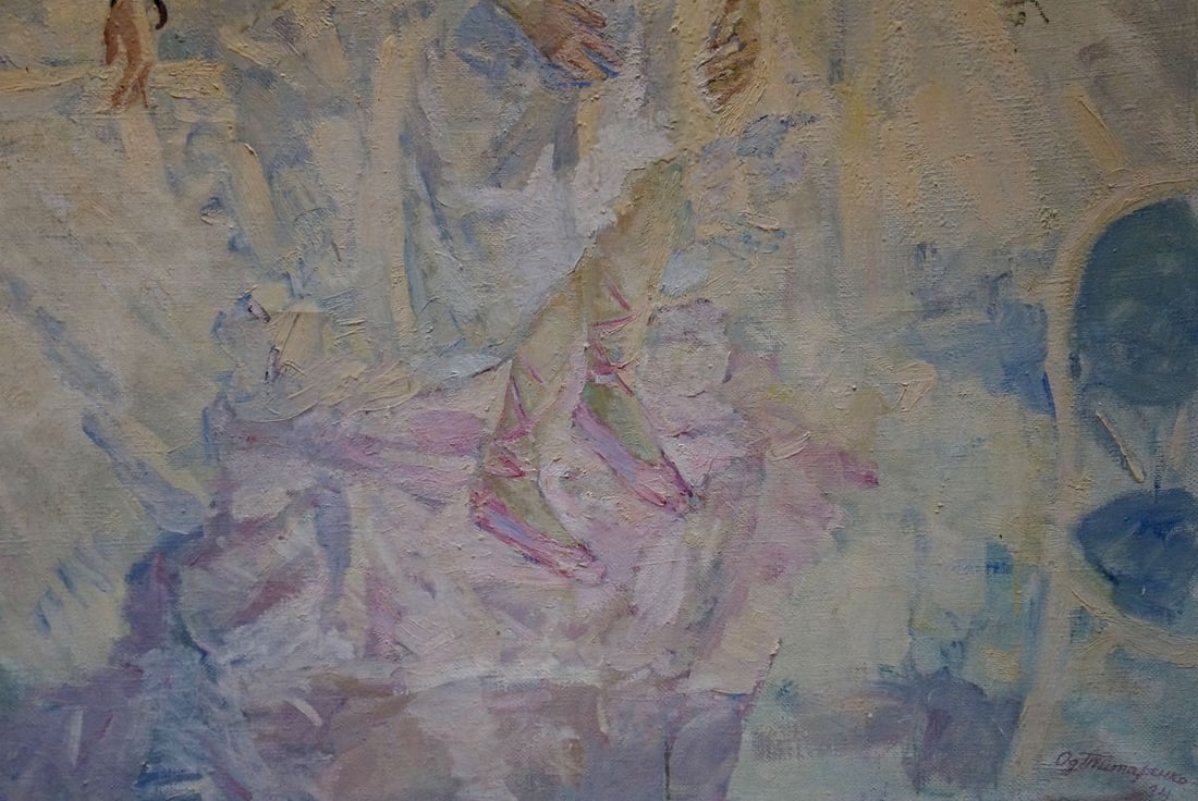 Oil painting Before going on stage Tytarenko Odarka Anatoliivna - 5