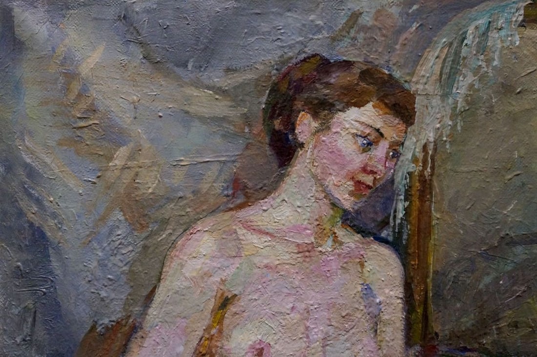 Oil painting Portrait of a naked girl Titarenko Maria Anatolyevna - 4