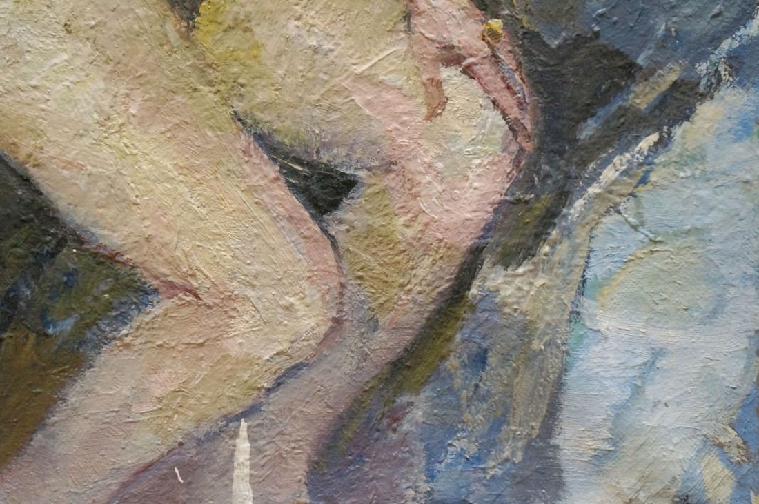 Oil painting Portrait of a naked girl Titarenko Maria Anatolyevna - 6
