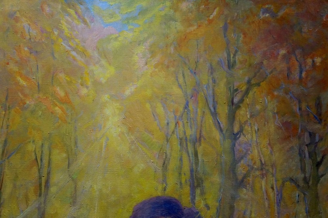 Oil painting Golden autumn Titarenko Maria Anatolyevna - 5