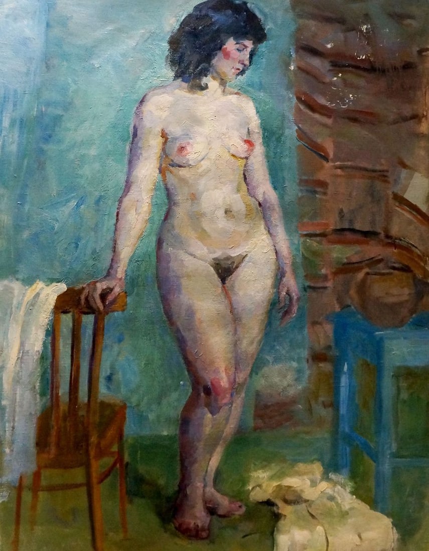 Oil painting Portrait of a naked girl Titarenko Maria Anatolyevna: Title: Oil painting Portrait of a naked girl Titarenko Maria Anatolyevna Description: No.Verns 1240 *** ABOUT THIS PAINTING *** * TITLE: "Portrait of a naked girl" * ARTISTS: Titarenko Maria Anatolyev
