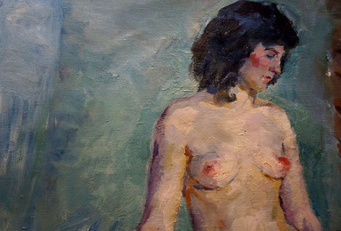 Oil painting Portrait of a naked girl Titarenko Maria Anatolyevna - 4