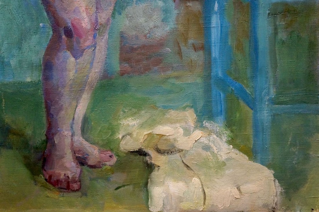 Oil painting Portrait of a naked girl Titarenko Maria Anatolyevna - 6