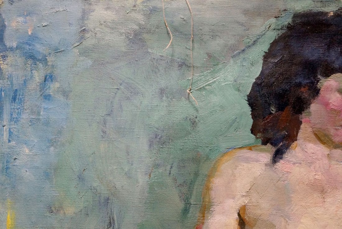 Oil painting Portrait of a naked girl Titarenko Maria Anatolyevna - 4