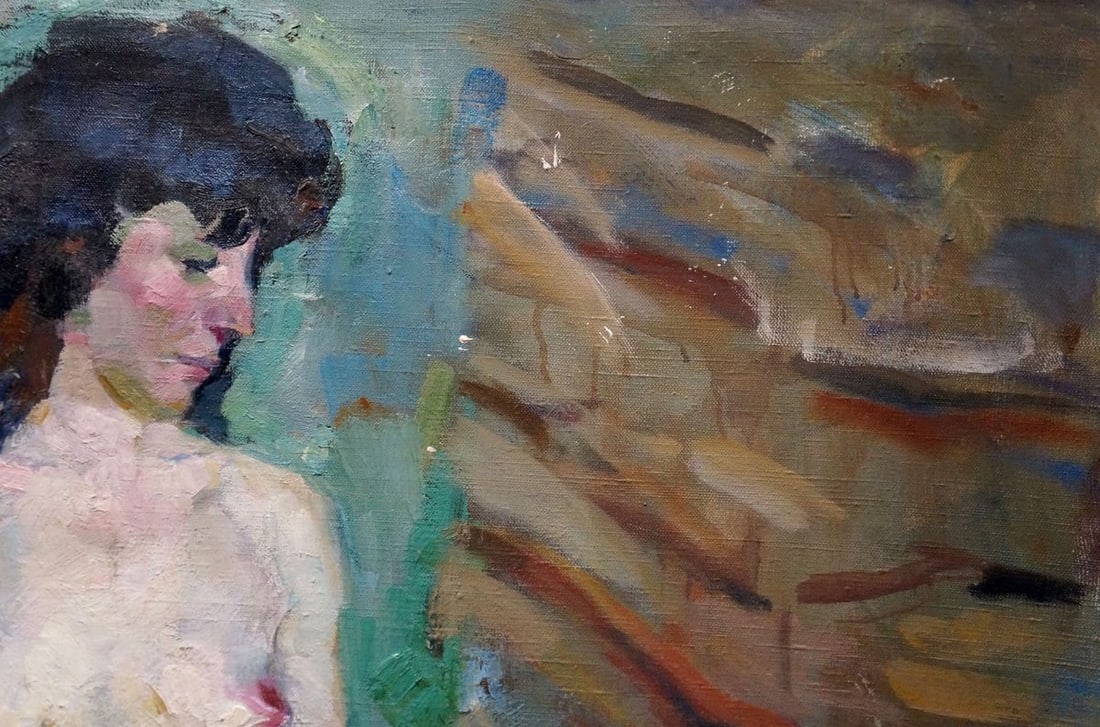 Oil painting Portrait of a naked girl Titarenko Maria Anatolyevna - 5
