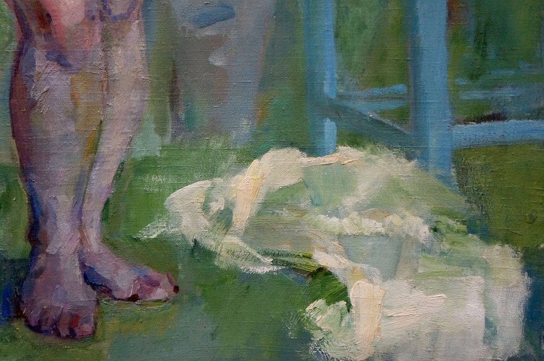 Oil painting Portrait of a naked girl Titarenko Maria Anatolyevna - 6