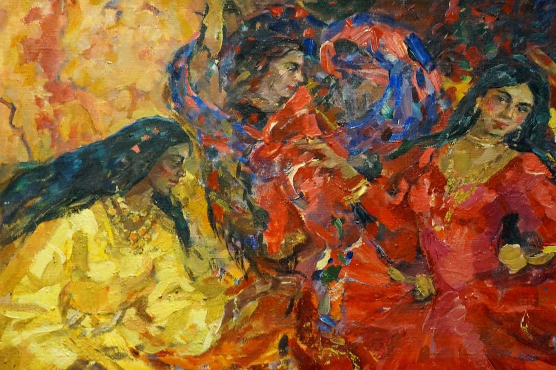 Oil painting Portrait of gypsies Tytarenko Odarka Anatoliivna - 3