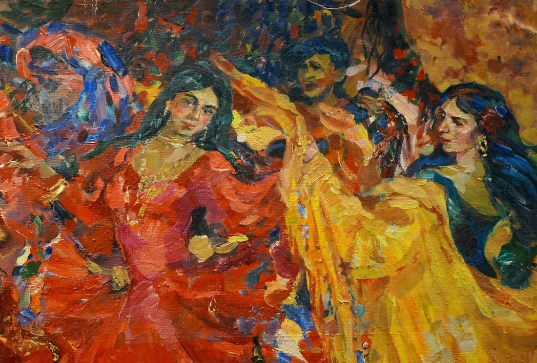 Oil painting Portrait of gypsies Tytarenko Odarka Anatoliivna - 4