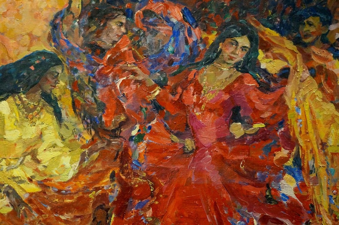 Oil painting Portrait of gypsies Tytarenko Odarka Anatoliivna - 6